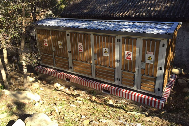 大理天龍八部影視城新裝景觀(guān)型箱式變電站安裝工程 大理天龍八部影視城新裝景觀(guān)型箱式變電站安裝工程